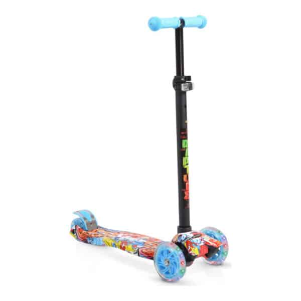 Πατίνι Scooter με Φωτιζόμενες Ρόδες BYOX Rapture Blue