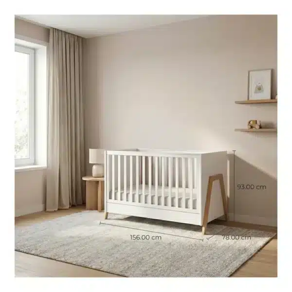 Alternative view of Βρεφικό Μετατρεπόμενο Κρεβάτι Casababy Oslo