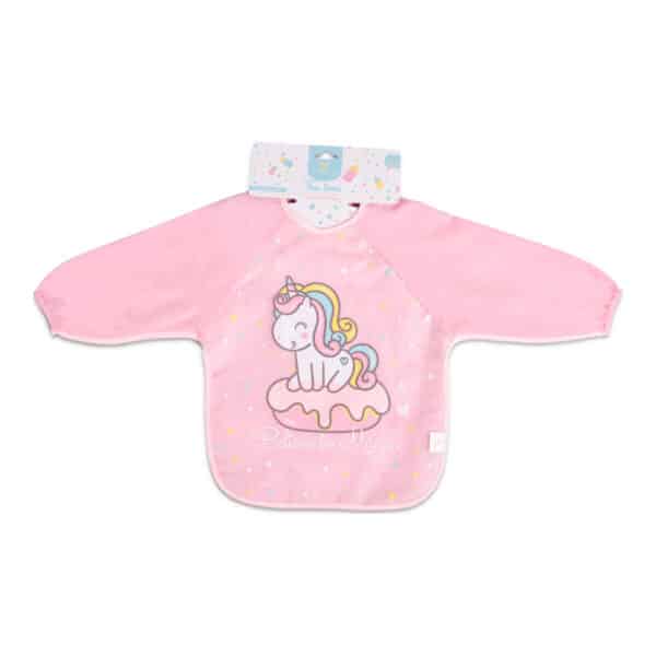 Σαλιάρα με μανίκια 6m+ Cangaroo Tea Time Pink 2002
