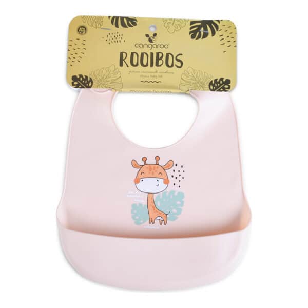 Σαλιάρα Σιλικόνης Cangaroo Rooibos Pink