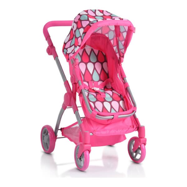 Καρότσι για Κούκλες Moni Vicky Pink