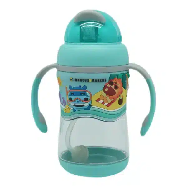 Παιδικό μπουκάλι Tritan 12m+ 2 Stage Marcus&Marcus Sippy cup Blue