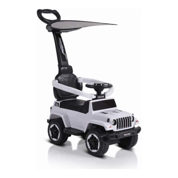 Ποδοκίνητο Αυτοκινητάκι με Λαβή Γονέα - MONI Police 219 White