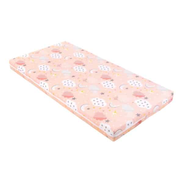 Βρεφικό Στρώμα - Kikka Boo Fantasia Plus Clouds Peach 60x120x8cm