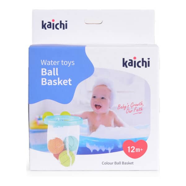 Παιχνίδι Μπάνιου Μπασκέτα με 4 Μπάλες Kaichi Bath toys K999-205B