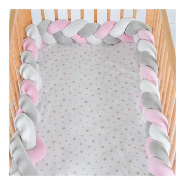 Πάντα–Πλεξούδα 220×13εκ Cangaroo Braidy pink
