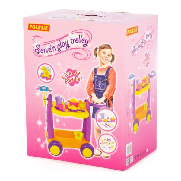 Τρόλεϊ σερβιρίσματος - Polesie toys serve n play trolley 4960 - Image 3