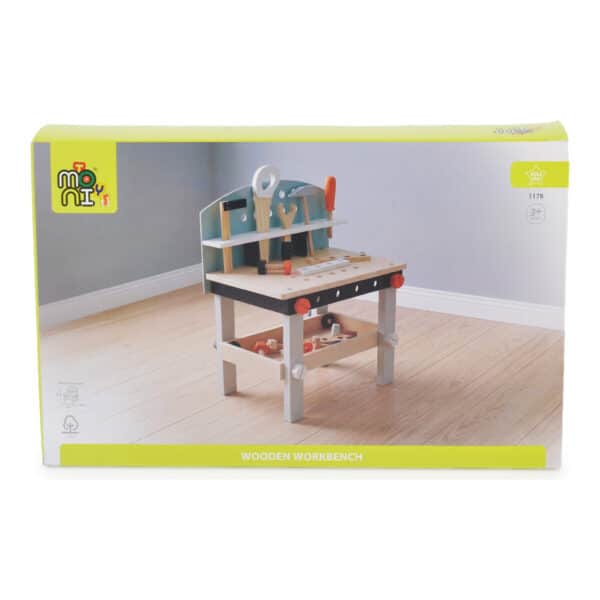 Alternative view of Ξύλινος Πάγκος με Εργαλεία - MONI Toys 1176