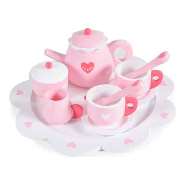 Ξύλινο σετ Τσαγιού - MONI Toys Heart 005