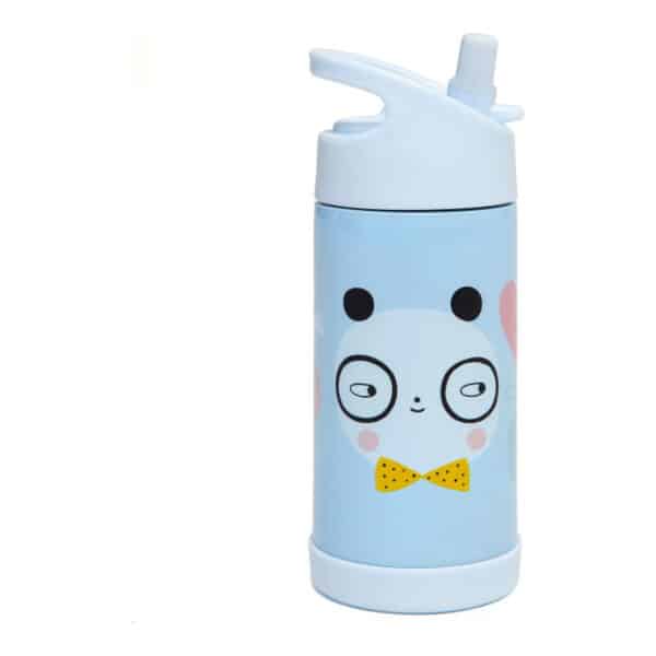 Petit Monkey Παγούρι θερμός 350ml Panda Love με Καλαμάκι