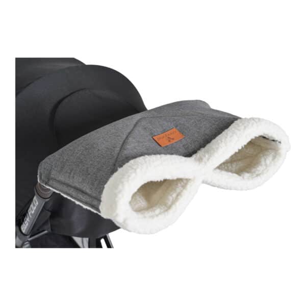 Γάντι καροτσίου με Fleece επένδυση Cangaroo Luxe grey