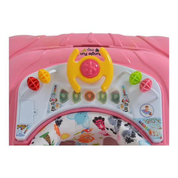 Alternative view of Βρεφική Περπατούρα Moni Jungle Fun Pink