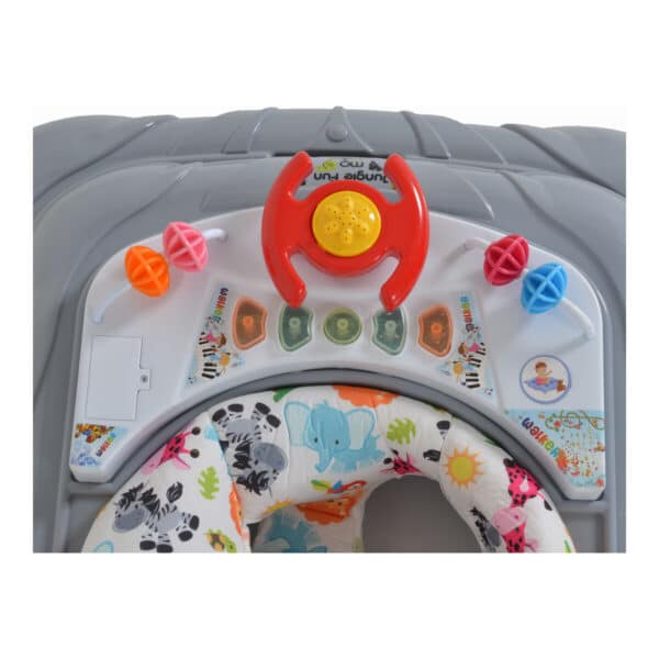 Alternative view of Βρεφική Περπατούρα Moni Jungle Fun Grey
