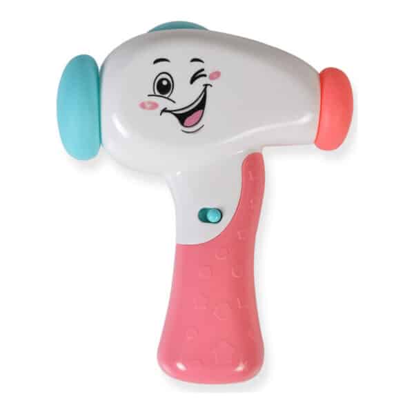Alternative view of Μουσικό Βρεφικό Σφυρί MONI Toys pink K999-119B