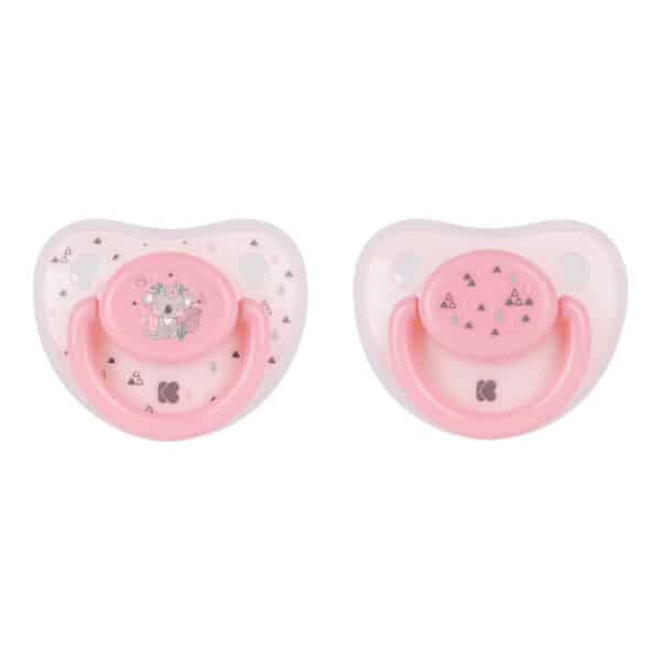 Πιπίλα Σιλικόνης 6-18m 2τμχ Kikka Boo Savanna Pink