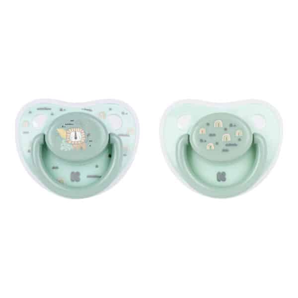 Πιπίλα Σιλικόνης 0-6m 2τμχ Kikka Boo Savanna Mint
