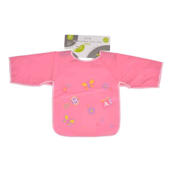 Ολόσωμη Σαλιάρα με μανίκια Cangaroo Piggy Pink 1007