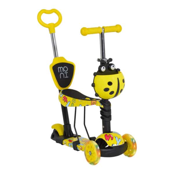 Τρίτροχο Πατίνι 3 σε 1 Moni Lollipop Yellow