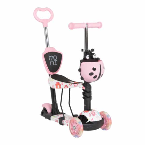 Τρίτροχο Πατίνι 3 σε 1 Moni Lollipop Pink