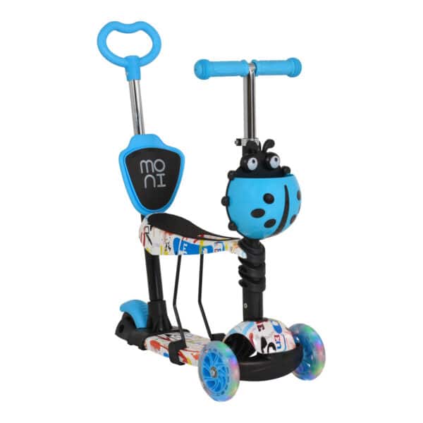 Τρίτροχο Πατίνι 3 σε 1 Moni Lollipop Blue