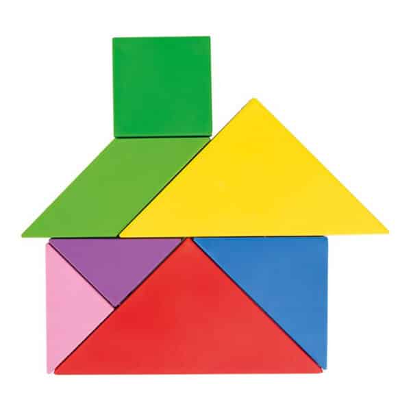 Ξύλινο Puzzle Pilsan Magnetic Tangram 03569