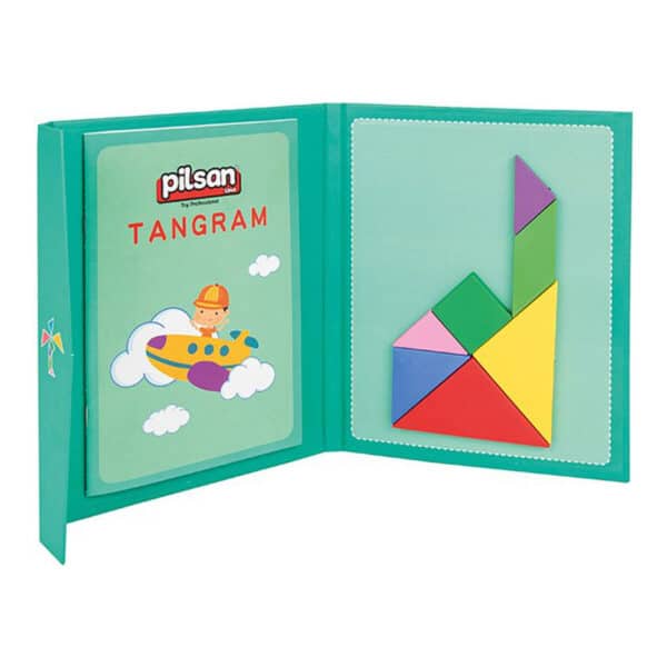 Alternative view of Ξύλινο Puzzle Pilsan Magnetic Tangram 03569