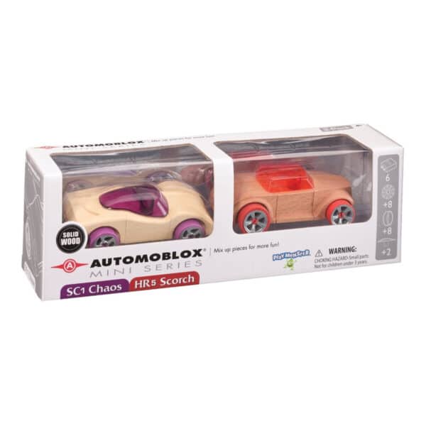 Ξύλινα Οχήματα 2τμχ Automoblox SC1 Chaos & HR5 Scorch 53109