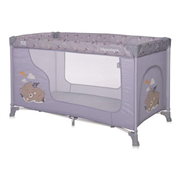 Παρκοκρέβατο 1 Επιπέδου Lorelli Moonlight Grey Dream