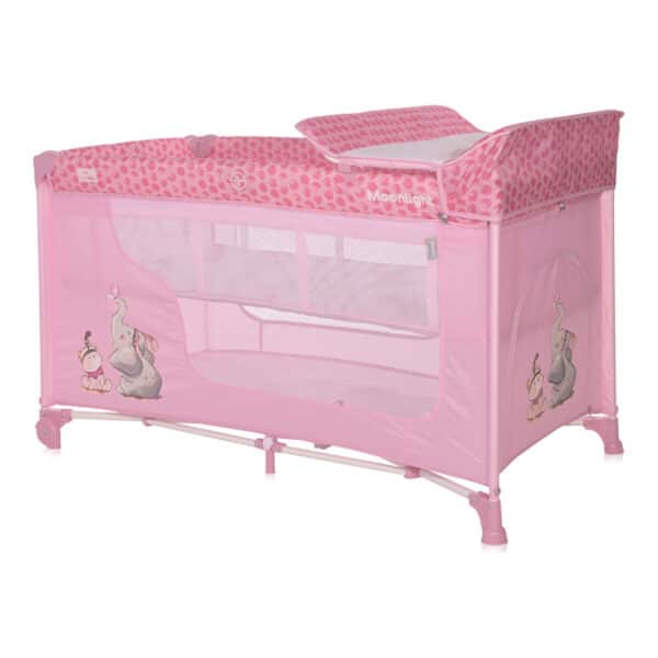 Παρκοκρέβατο 2 Επιπέδων Lorelli Moonlight Mellow Rose Fellows