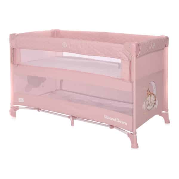 Παρκοκρέβατο 2 Επιπέδων Lorelli Up & Down Rose Sleeping Animals
