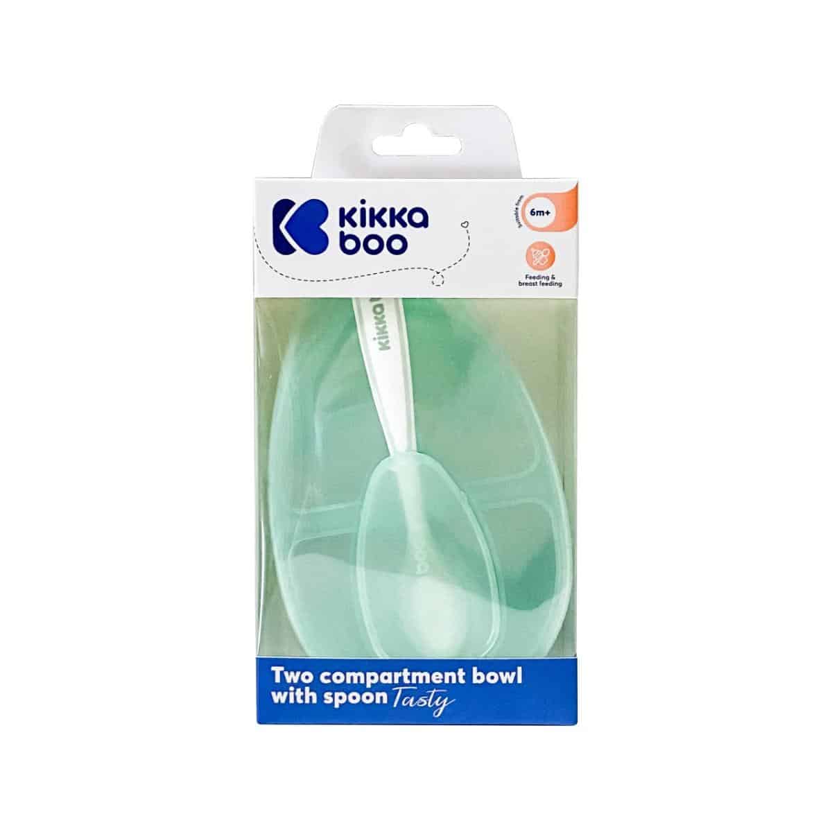 Δοχείο Φαγητού Mε Χωρίσματα Kαι Kουτάλι Kikka Boo Tasty Mint - Image 3