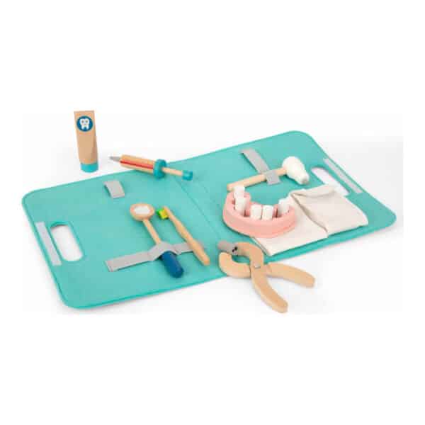 Ξύλινο Παιδικό Σετ Οδοντιάτρου 19τμχ Tooky Toy TH164 - Image 3