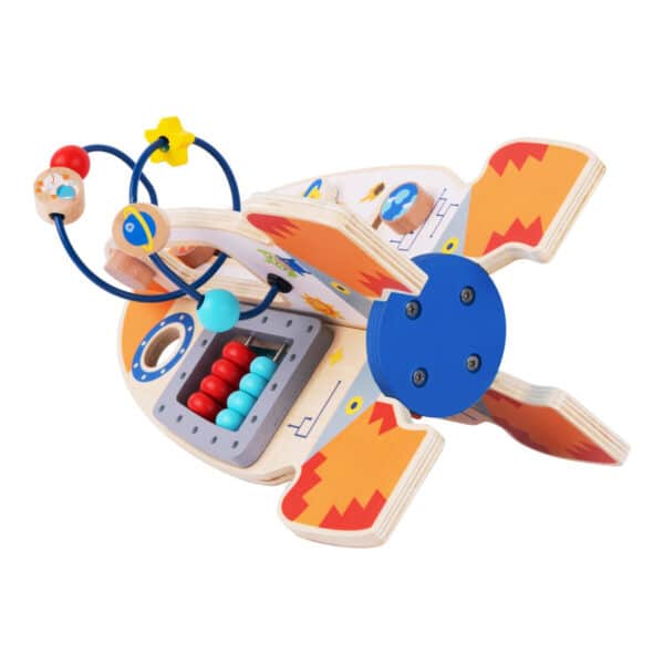 Ξύλινος πύραυλος δραστηριοτήτων Tooky Toy TK333 - Image 2