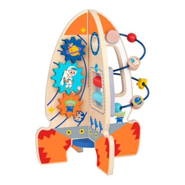 Ξύλινος πύραυλος δραστηριοτήτων Tooky Toy TK333
