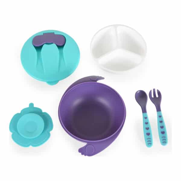 Σετ φαγητού με Μπώλ Cangaroo Jelly Blue F1730