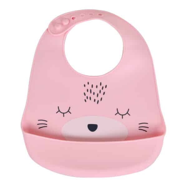 Σαλιάρα Σιλικόνης Cangaroo Oscar Pink - Image 3