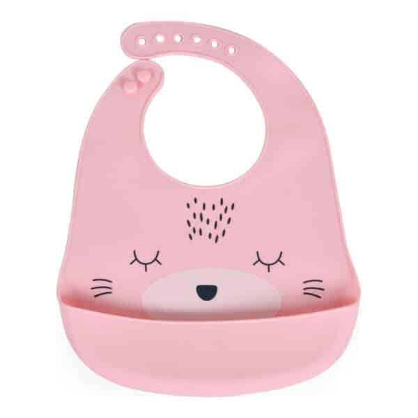 Σαλιάρα Σιλικόνης Cangaroo Oscar Pink - Image 2