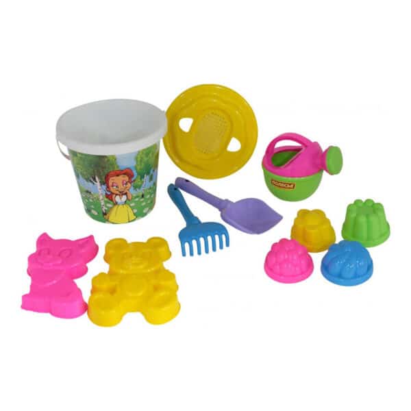 Κουβάδακι παραλίας 11τμχ Polesie Decorated bucket - Image 3
