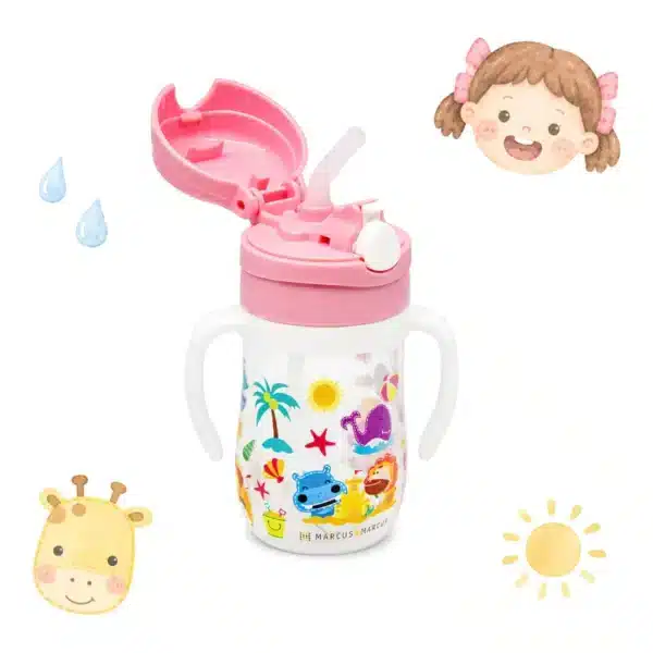Παιδικό μπουκάλι 300ml Tritan Marcus & Marcus Pokey Pig pink