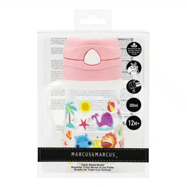 Παιδικό μπουκάλι 300ml Tritan Marcus & Marcus Pokey Pig pink - Image 5
