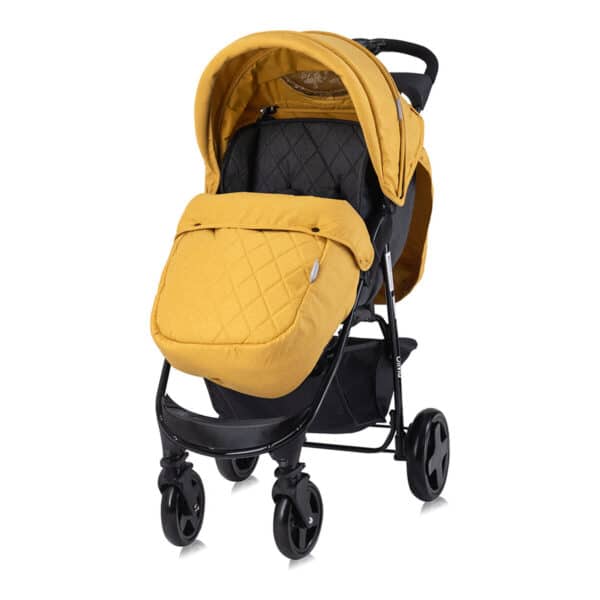 Καρότσι Βόλτας με πόδόσακο Lorelli Olivia Lemon Curry - Image 3