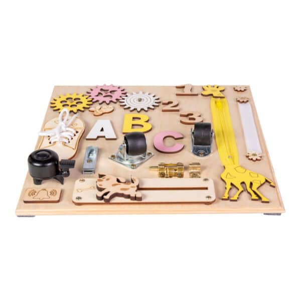 Ξύλινος πίνακας δραστηριοτήτων Moni Toys Small MT03 - Image 3