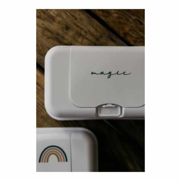 Θήκες για μωρομάντηλα Funkybox Magic Rainbow White - Image 3