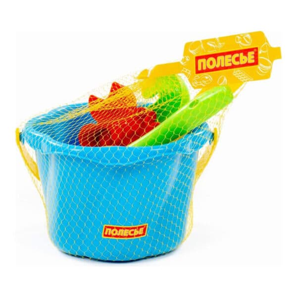 Σετ Παιχνίδια Παραλίας 5τμχ Polesie Curly medium bucket set 93912 - Image 2