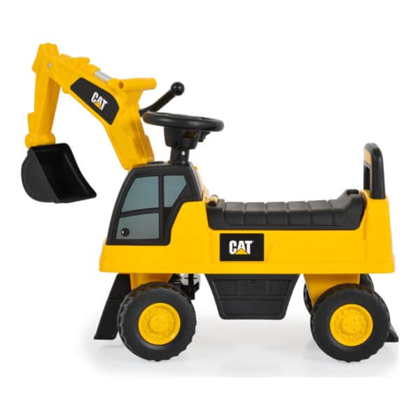 Ποδοκίνητο Αυτοκινητάκι Εκσκαφέας MONI CAT 662 Yellow - Image 3