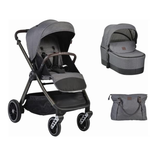 Πολυκαρότσι 2 σε 1 Cangaroo Stroller Macan Grey
