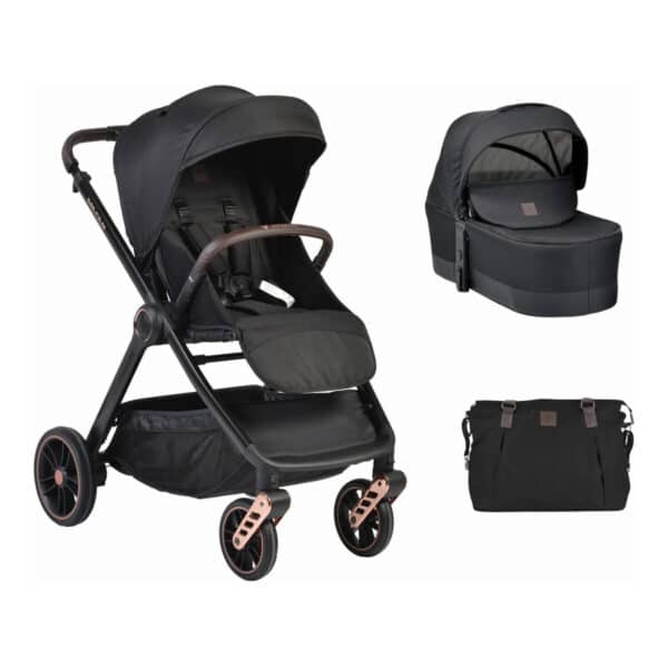 Πολυκαρότσι 2 σε 1 Cangaroo Stroller Macan Black