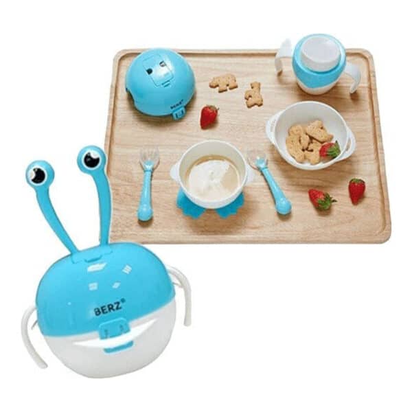 Σετ Μπολ Φαγητού 5 σε 1 Blue Καβουράκι βόλτας Berz Dinnerware