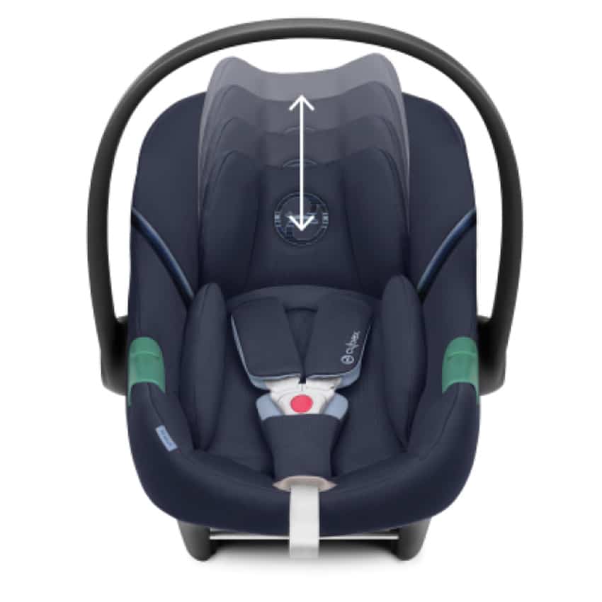 Κάθισμα Αυτοκινήτου 0-13kg Cybex Aton S2 i-Size Moon Black