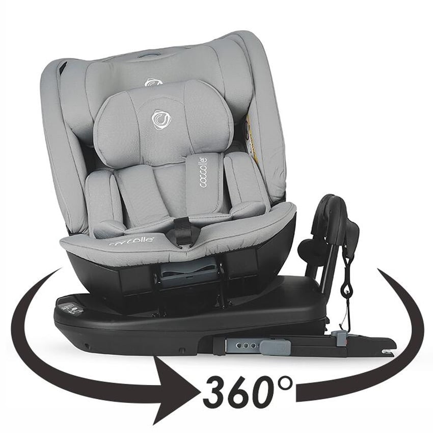 Κάθισμα Αυτοκινήτου 0-36kg Coccolle iSize Velsa 360° Neutral Grey